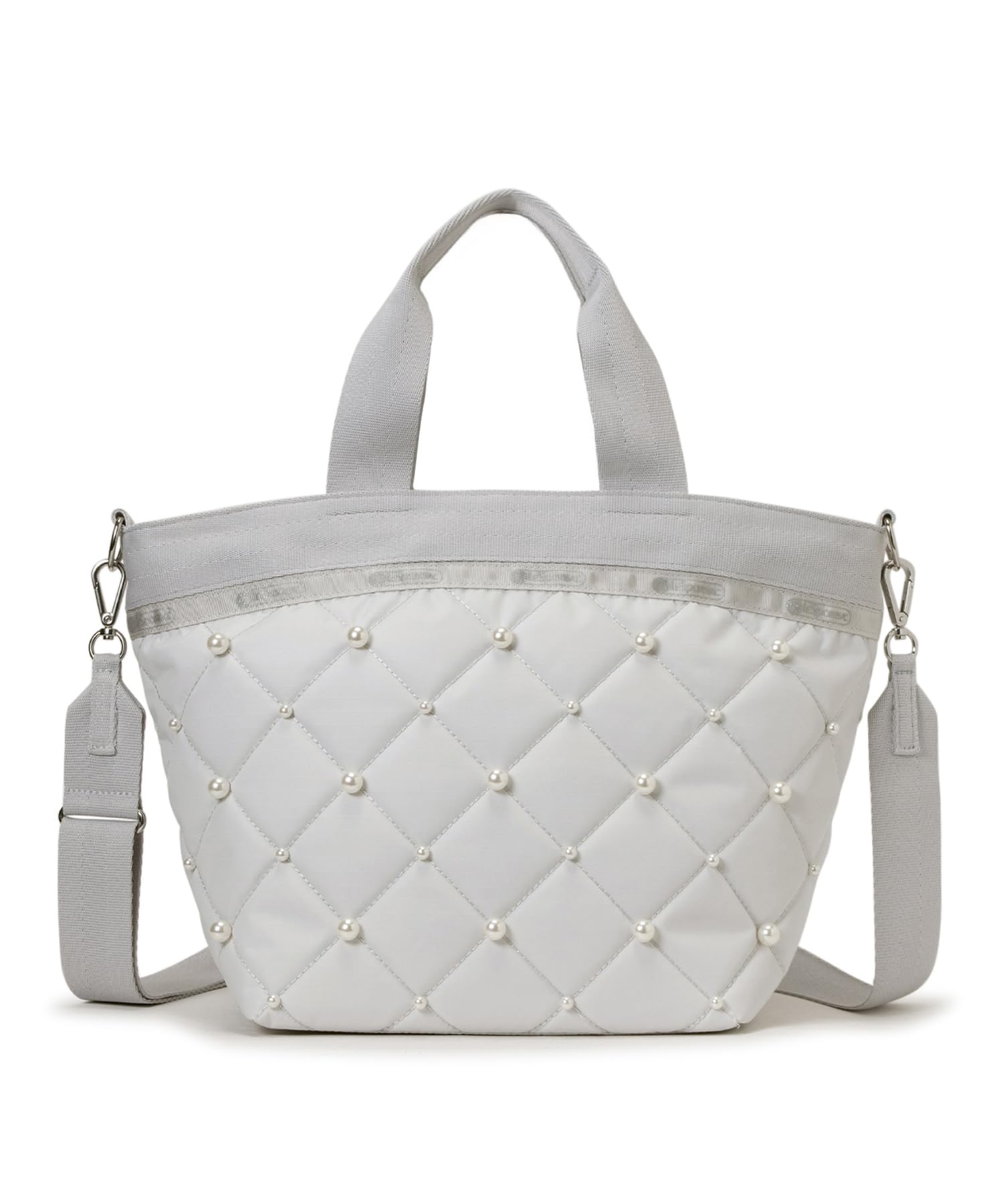 OUR トートバッグ large グレーパール Amazon | 【公式】BUCKET TOTE W PEARLS/1186/ミストグレーパール